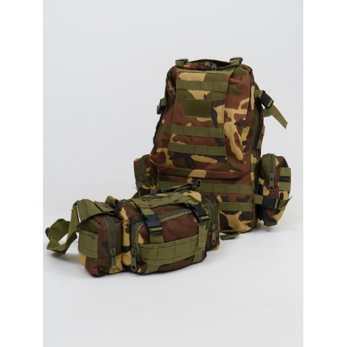 Рюкзак тактический 55 л со съемными подсумками в Хабаровске