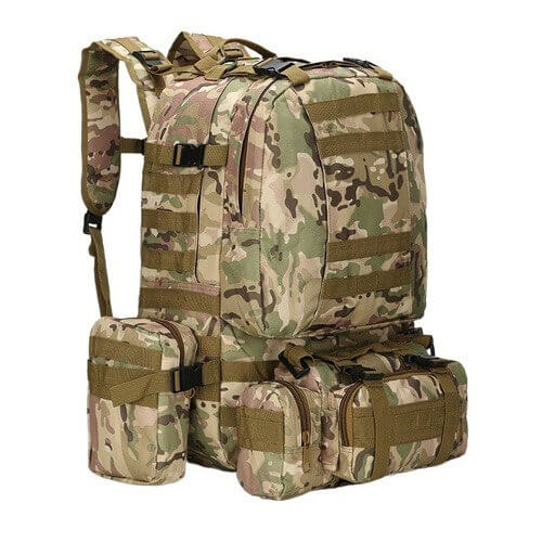 Рюкзак тактический 55 л со съемными подсумками в Хабаровске