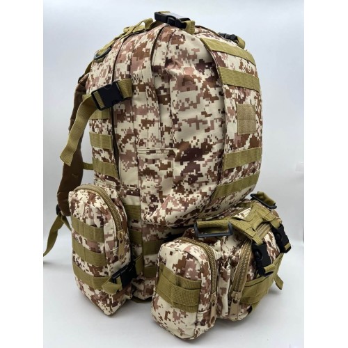 Рюкзак тактический 55 л песок/пиксель в Хабаровске